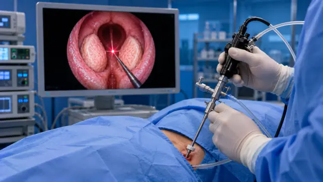 Holmium Laser Enucleation of the Prostate (HoLEP) illustration